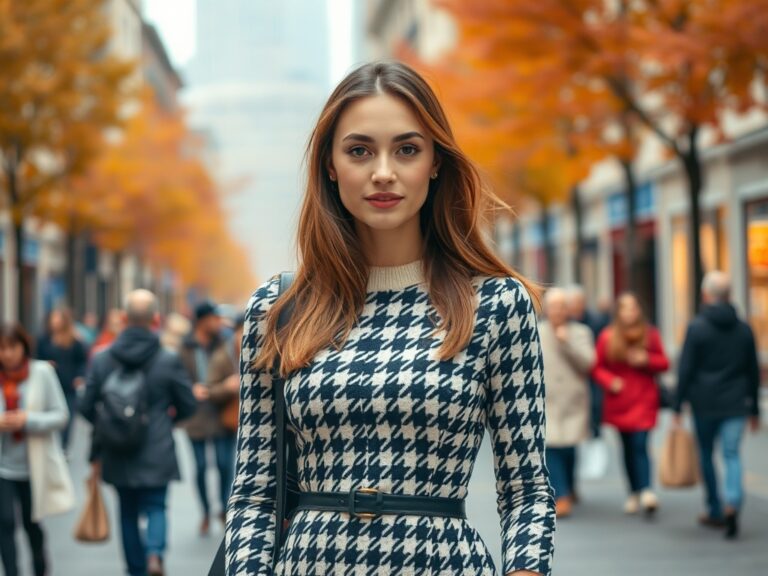 dionisosking.ro | Tendințe în haine cu imprimeu houndstooth 2025